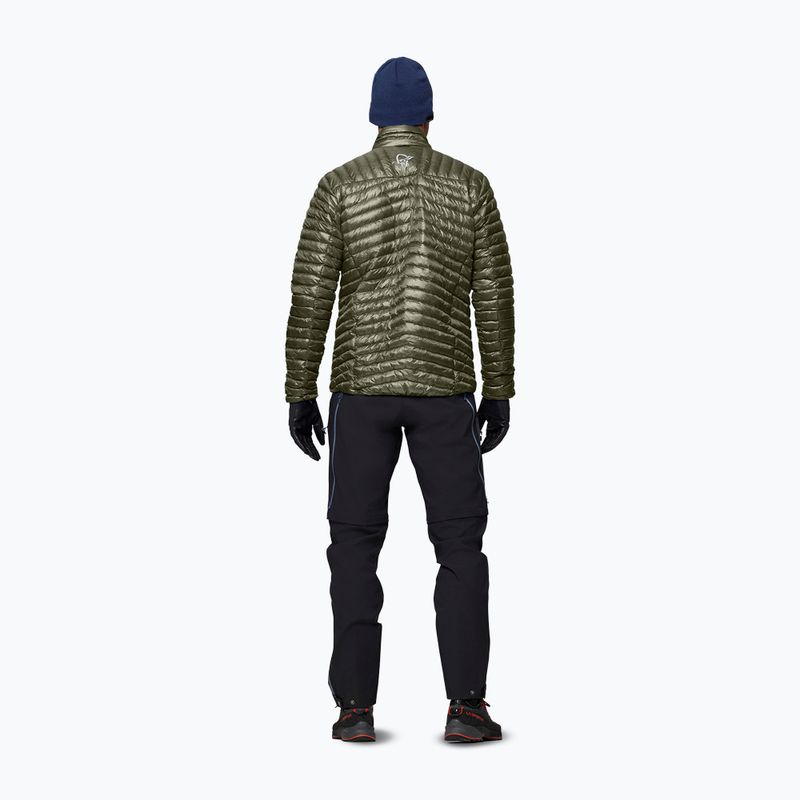 Herren-Daunenjacke Norrona Trollveggen Down800 Super Light Deep Lichen Green 3