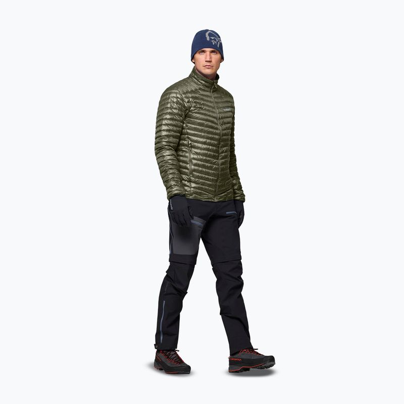 Herren-Daunenjacke Norrona Trollveggen Down800 Super Light Deep Lichen Green 4