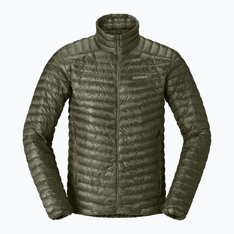 Herren-Daunenjacke Norrona Trollveggen Down800 Super Light Deep Lichen Green 5