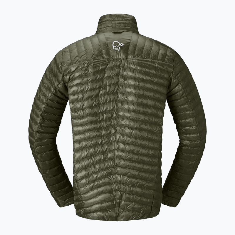 Herren-Daunenjacke Norrona Trollveggen Down800 Super Light Deep Lichen Green 6
