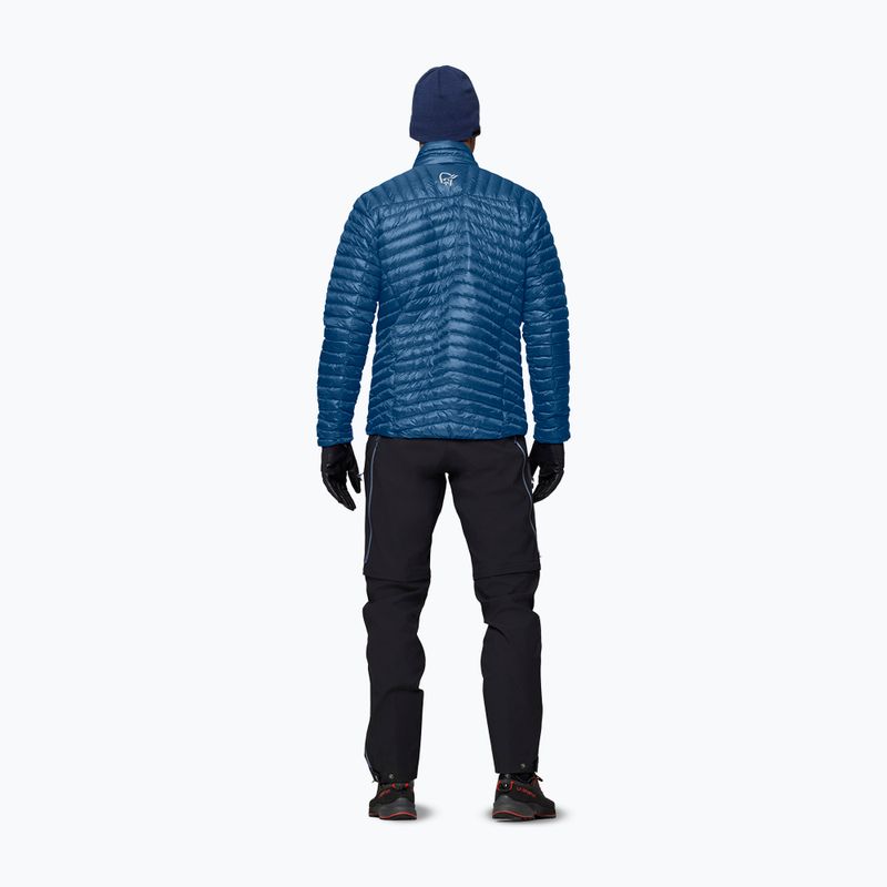 Herren-Daunenjacke NORRONA Trollveggen Down800 Super Light dark blue 3