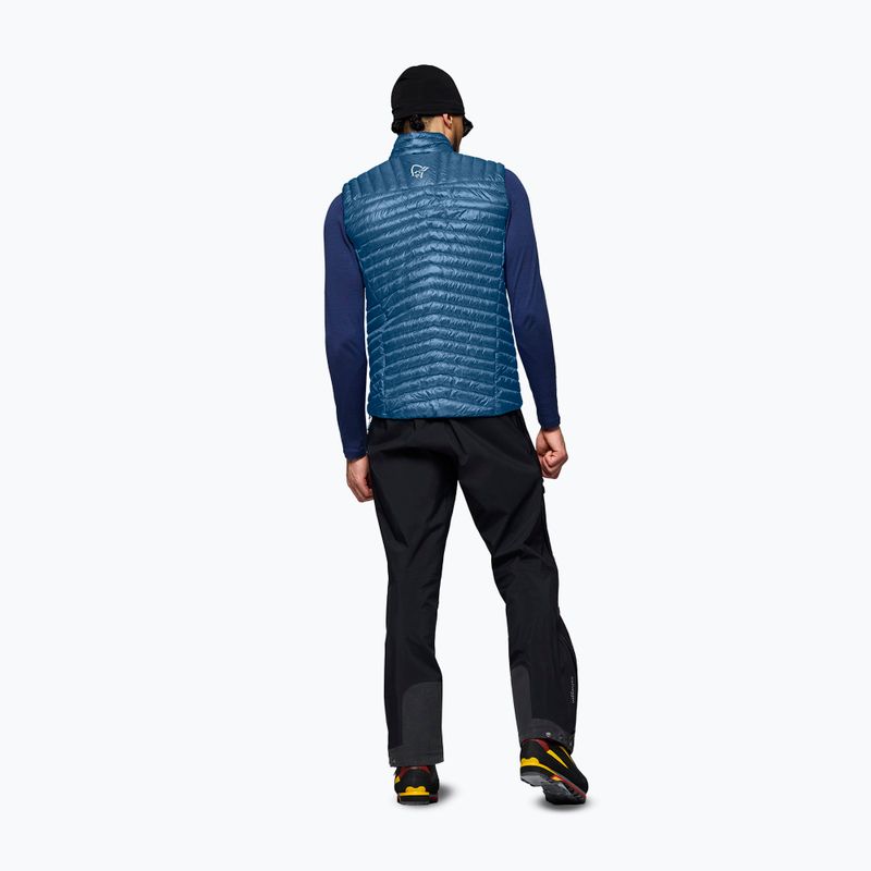 Weste NORRONA Trollveggen Down800 Super Light dark blue 3