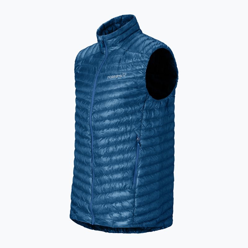 Weste NORRONA Trollveggen Down800 Super Light dark blue 6