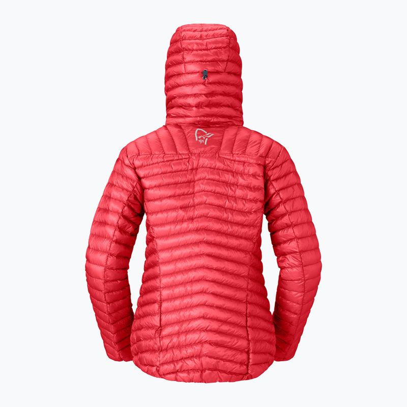 Damen-Daunenjacke Norrona Trollveggen Down800 Super Light Hood Baked Apple 6