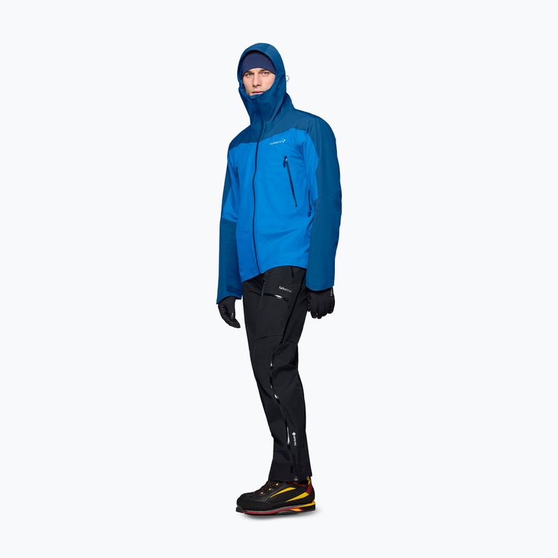 Herren-Regenjacke NORRONA Falketind Gore-Tex brilliant blue/dark blue 2