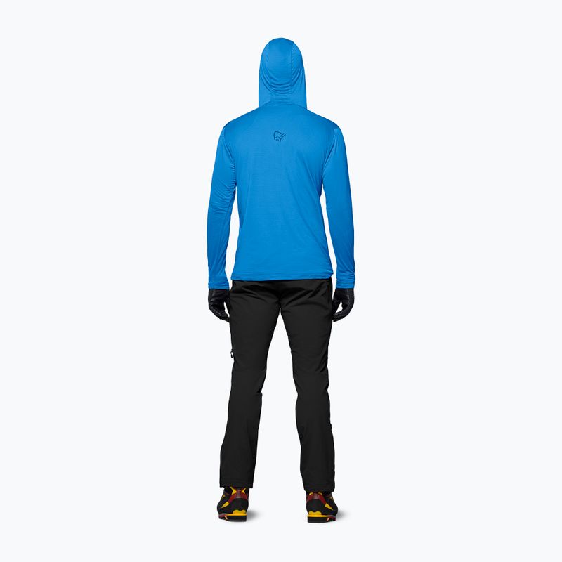 Herren-Trekkingsweatshirt NORRONA Falketind Warm1 Hood brilliant blue/dark blue 3