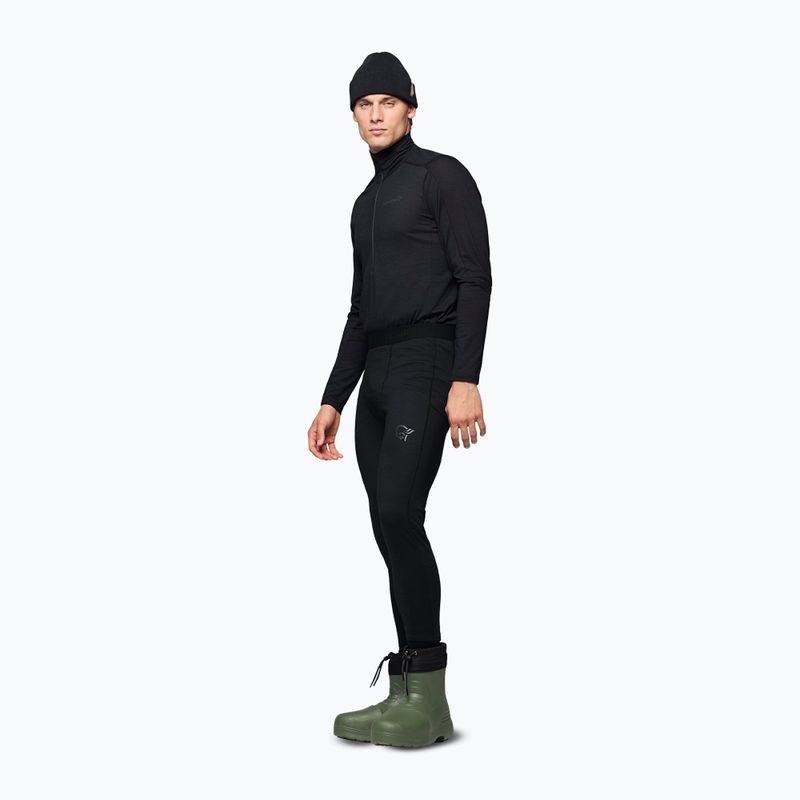 Herren Thermohose NORRONA Falketind Equaliser Ull Long caviar black 4