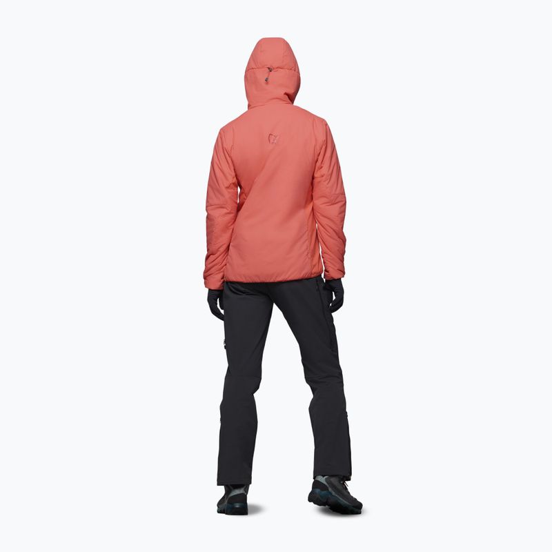 Gefütterte Damenjacke NORRONA Femund Thermo60 Zip Hood deep sea coral 3