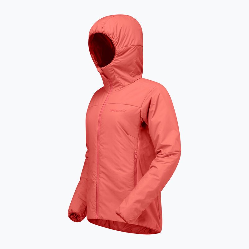 Gefütterte Damenjacke NORRONA Femund Thermo60 Zip Hood deep sea coral 7