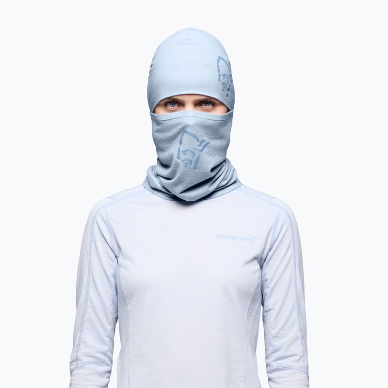 Schlauchschal NORRONA PureUll cashmere blue 2