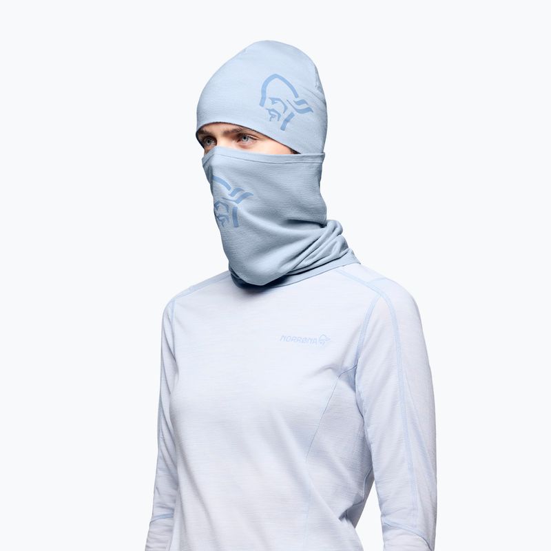Schlauchschal NORRONA PureUll cashmere blue 4