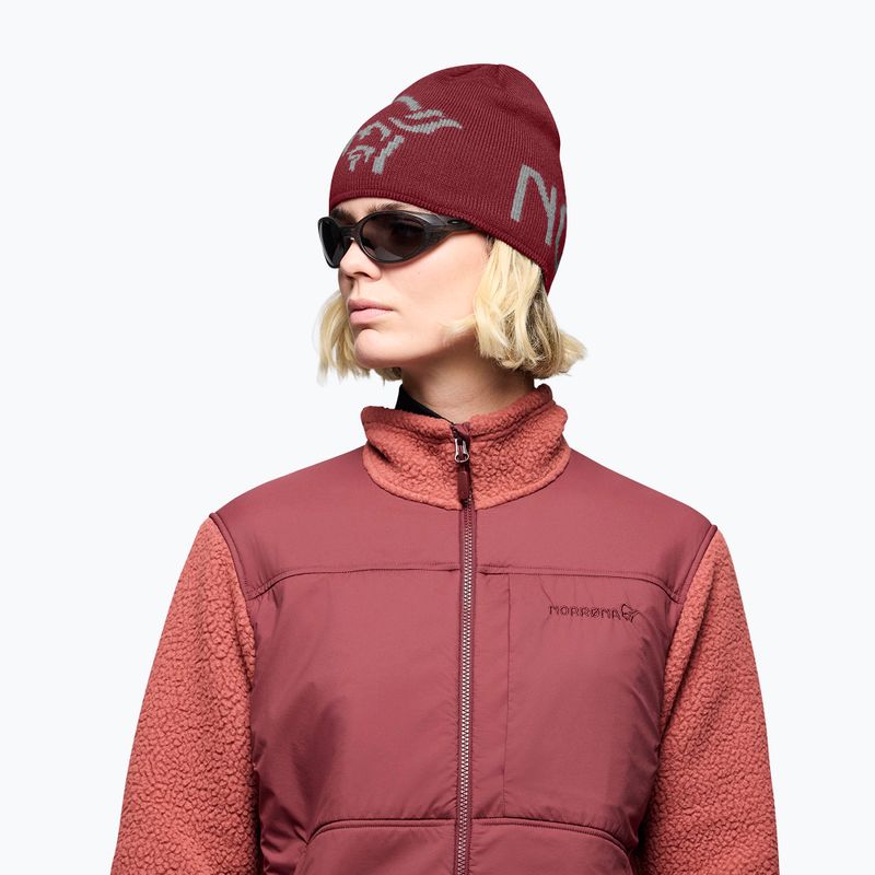 Wintermütze NORRONA MerinoUll Logo Beanie port 3