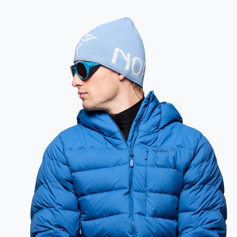 Wintermütze NORRONA MerinoUll Logo Beanie allure 5