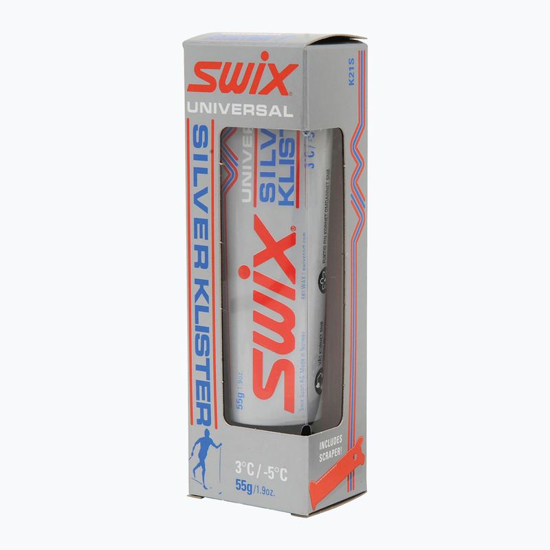 Swix Uni Silber Klister Schmiermittel 3C bis -5C K21S