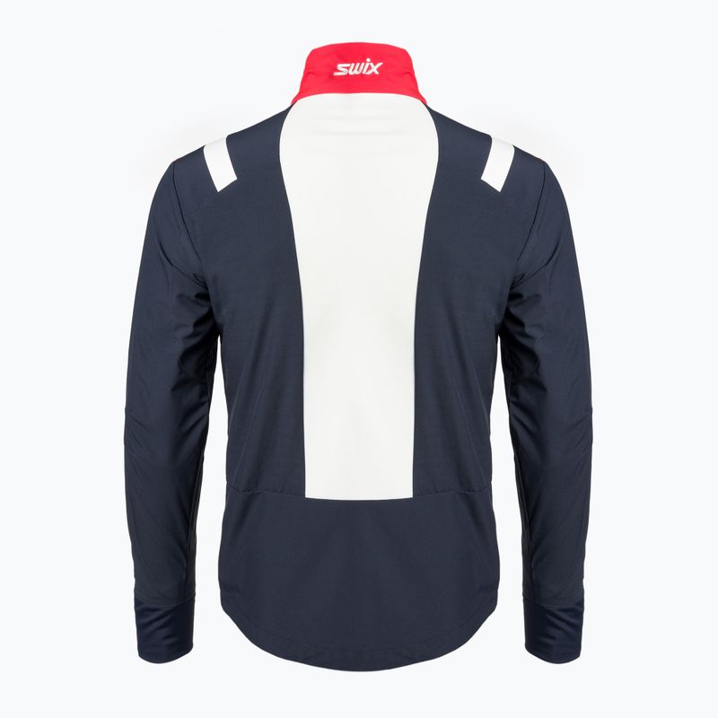 Kurtka na narty biegowe męska Swix Infinity dunkelblau-rot 15241-7511-S 2