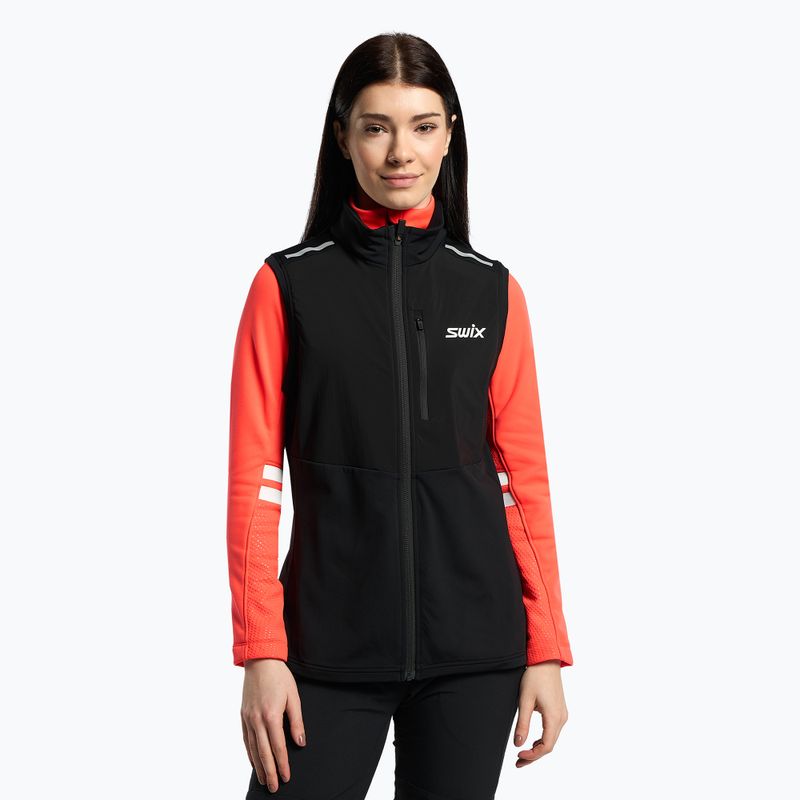 Skiweste Damen Swix Focus Warm schwarz 11216-1-XS
