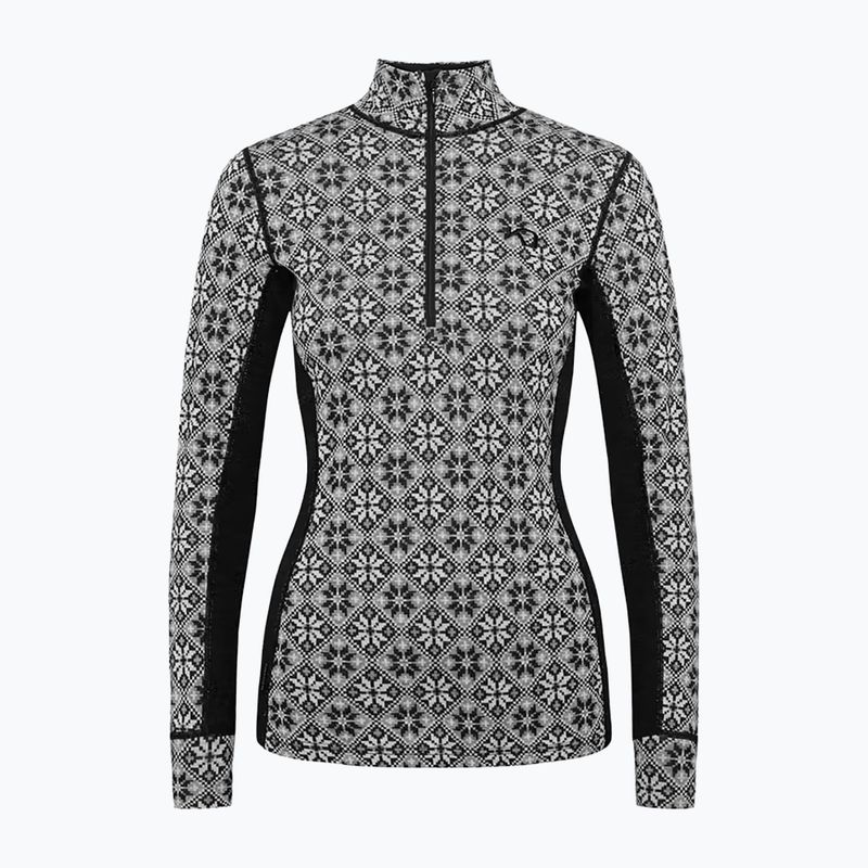 Damen-Funktionssweatshirt KARI TRAA Rose Half Zip black 4