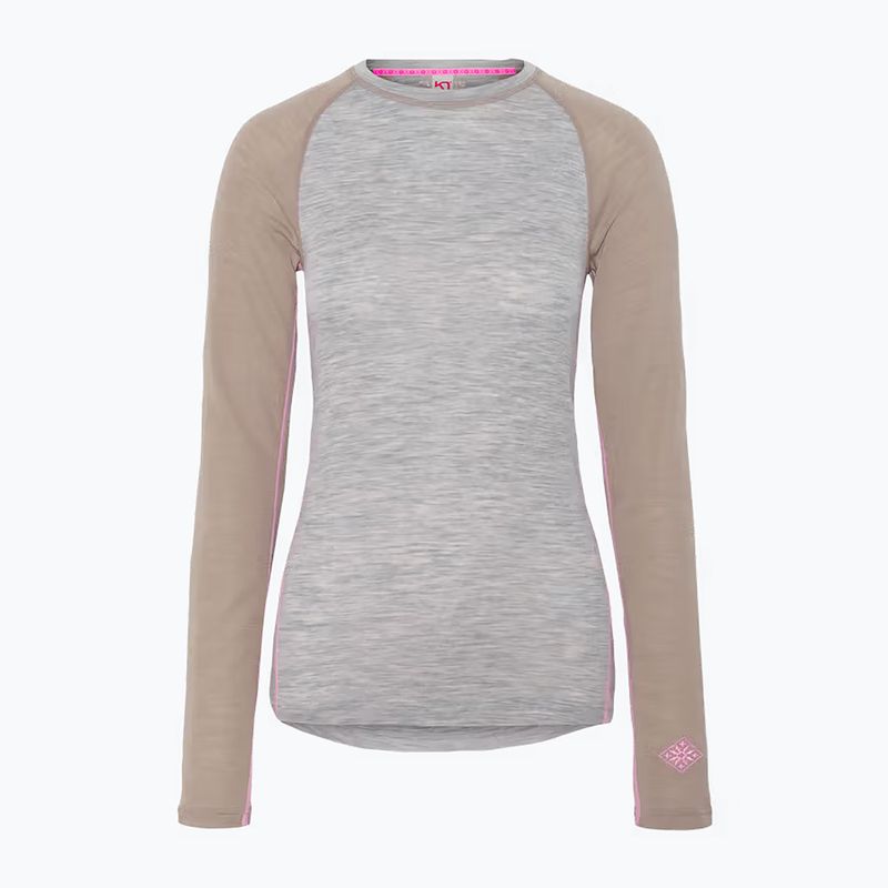 Damen-Set Funktionsunterwäsche KARI TRAA Kaia light grey melange 2
