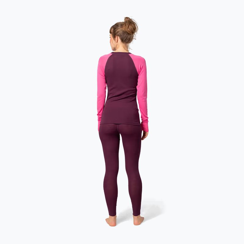 Damen-Set Funktionsunterwäsche KARI TRAA Kaia wine 2