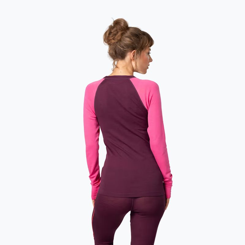 Damen-Set Funktionsunterwäsche KARI TRAA Kaia wine 4