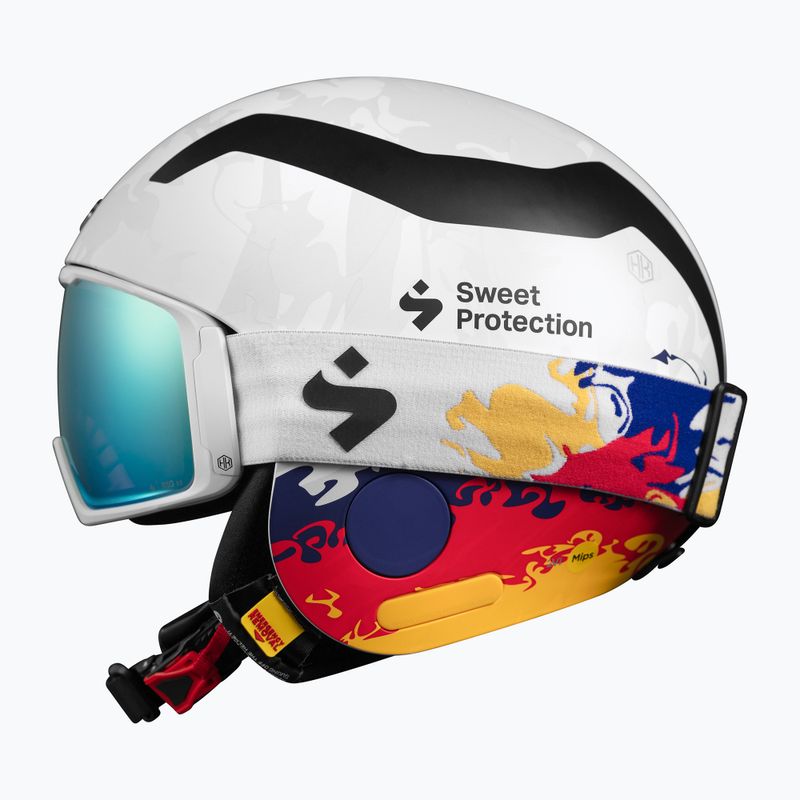 Skibrille Sweet Protection Clockwork MAX RIG Reflect TE  rig aquamarine/satin white/henrik 5 4