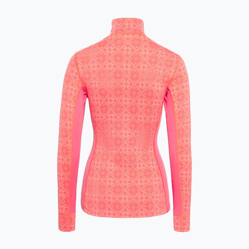 Damen-Funktionssweatshirt KARI TRAA Rose Half Zip bubblegum 2