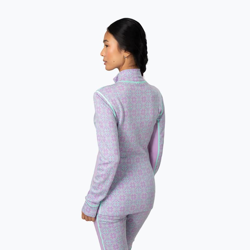 Damen-Funktionssweatshirt KARI TRAA Rose Half Zip lily 3