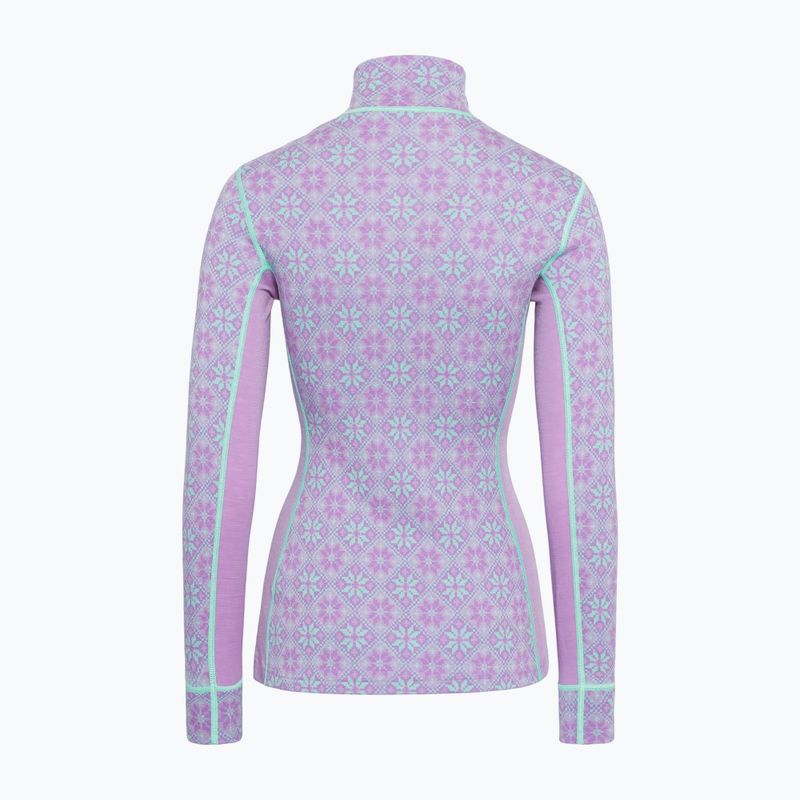 Damen-Funktionssweatshirt KARI TRAA Rose Half Zip lily 7