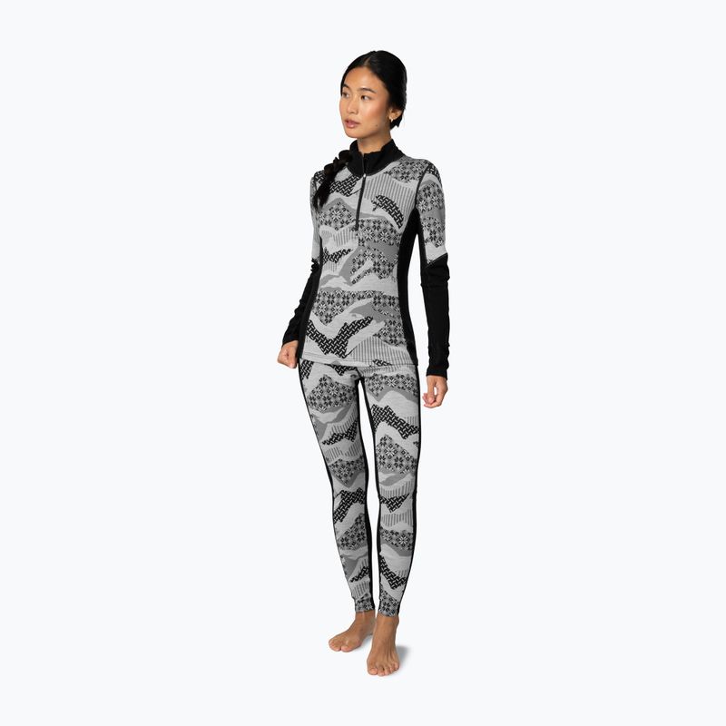 Damen-Funktionssweatshirt KARI TRAA Olea Half Zip black 2