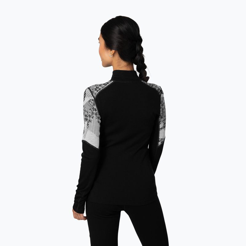 Damen-Funktionssweatshirt KARI TRAA Olea Half Zip black 3
