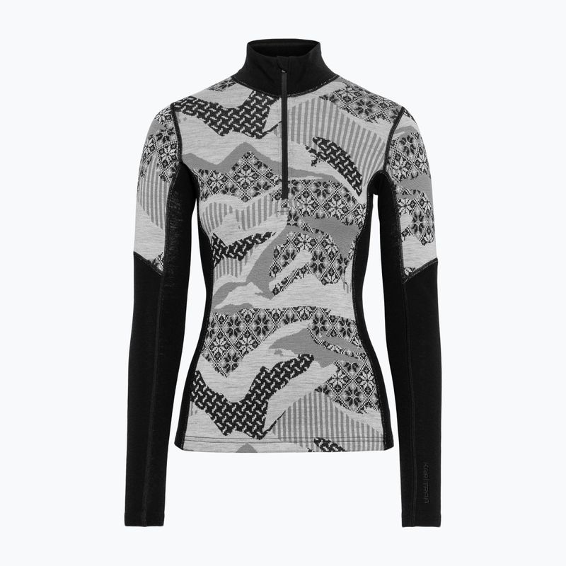 Damen-Funktionssweatshirt KARI TRAA Olea Half Zip black 4