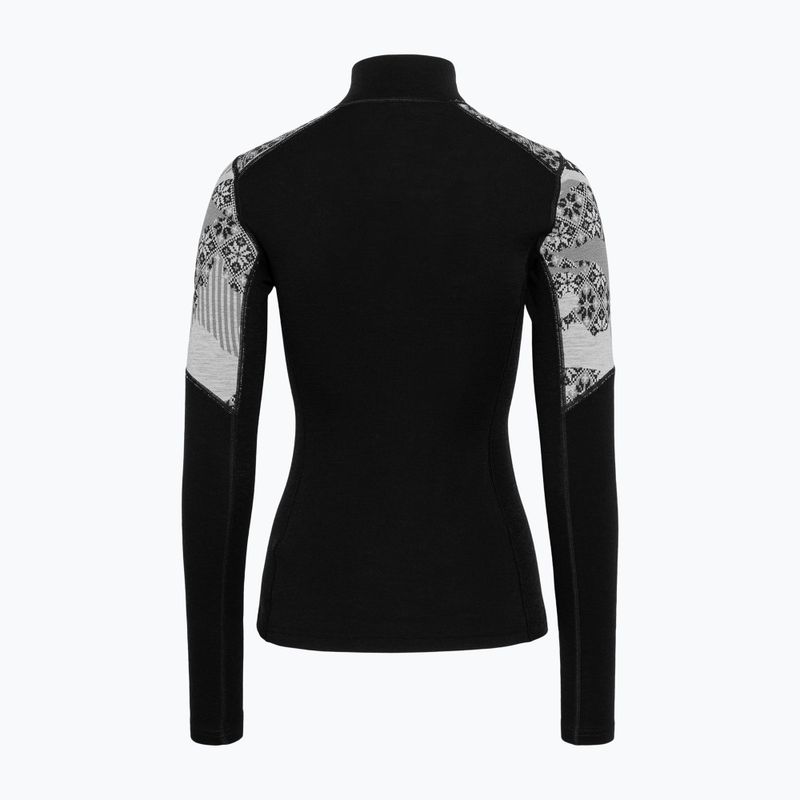 Damen-Funktionssweatshirt KARI TRAA Olea Half Zip black 5