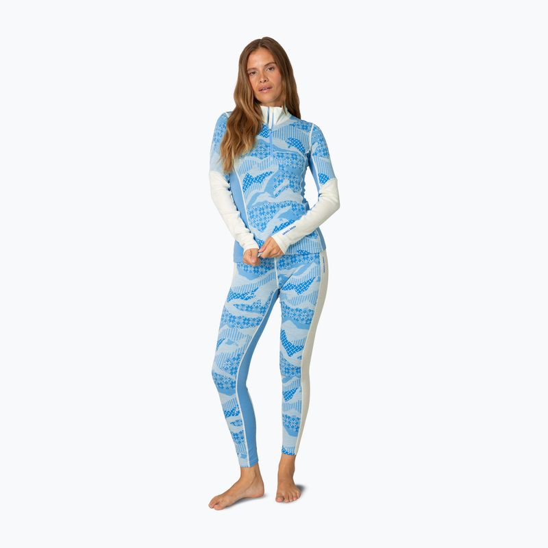 Damen-Funktionssweatshirt KARI TRAA Olea Half Zip ocean 2