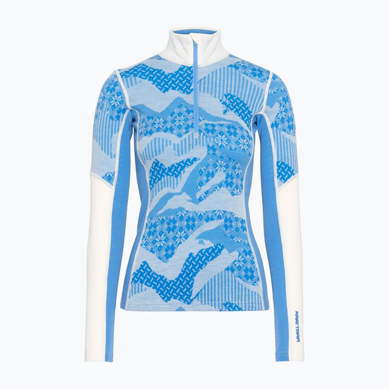 Damen-Funktionssweatshirt KARI TRAA Olea Half Zip ocean 5