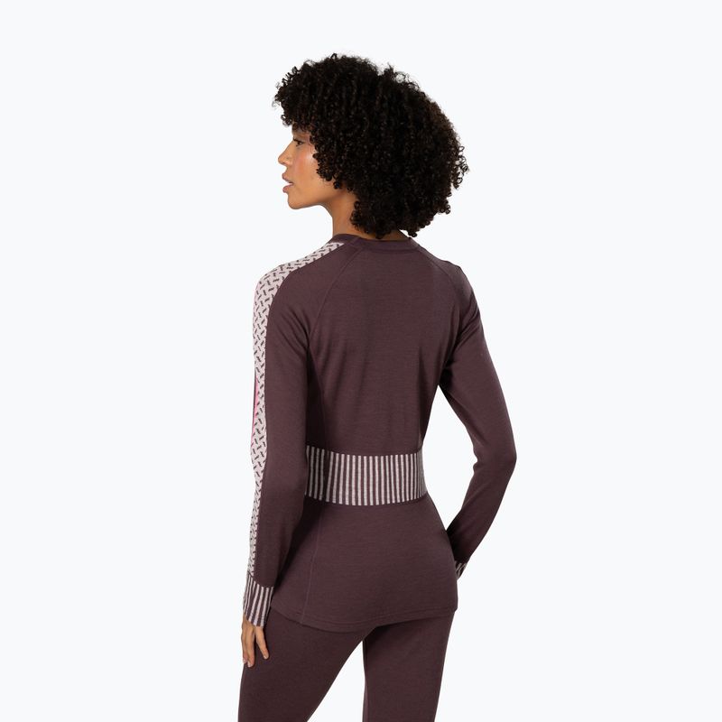 Damen-Funktionssweatshirt KARI TRAA Ines cocoa powder 2