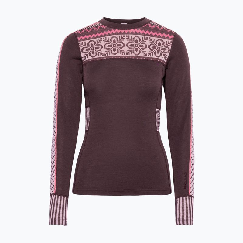 Damen-Funktionssweatshirt KARI TRAA Ines cocoa powder 3