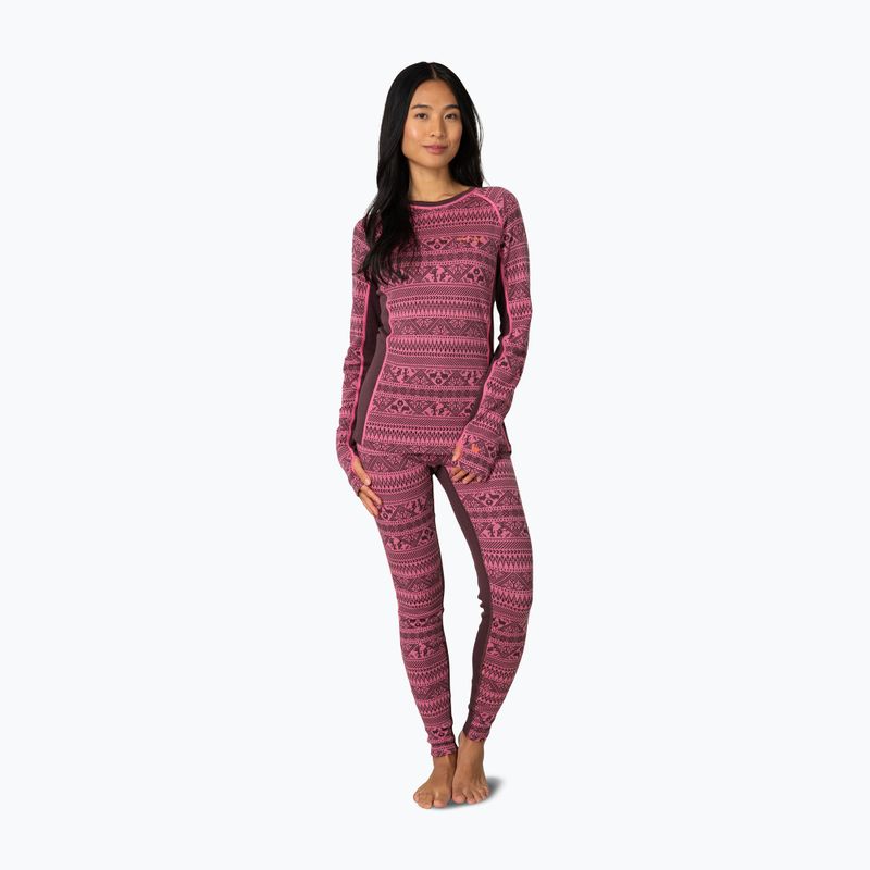 Damen-Funktionssweatshirt KARI TRAA Tale cocoa powder 2
