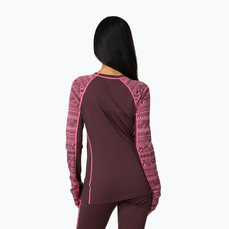 Damen-Funktionssweatshirt KARI TRAA Tale cocoa powder 3