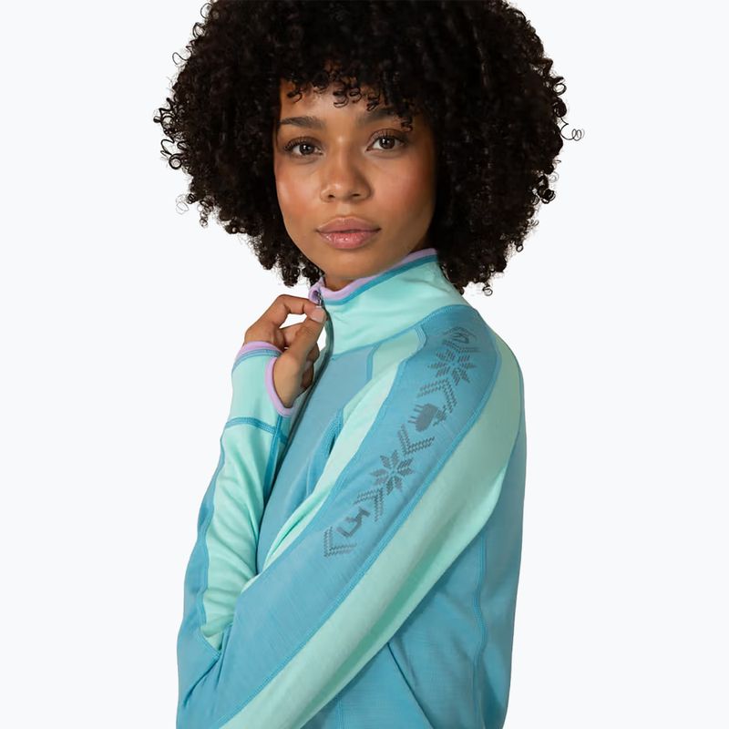 Damen-Funktionssweatshirt KARI TRAA Mila Half Zip blue lagoon 4