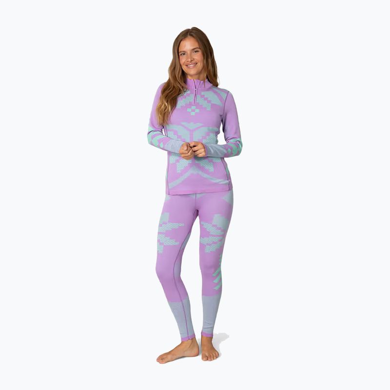 Damen-Funktionssweatshirt KARI TRAA Faith Half Zip violet 2