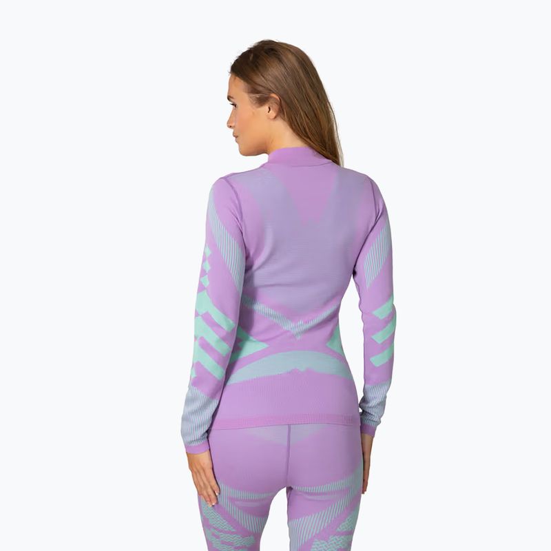 Damen-Funktionssweatshirt KARI TRAA Faith Half Zip violet 3