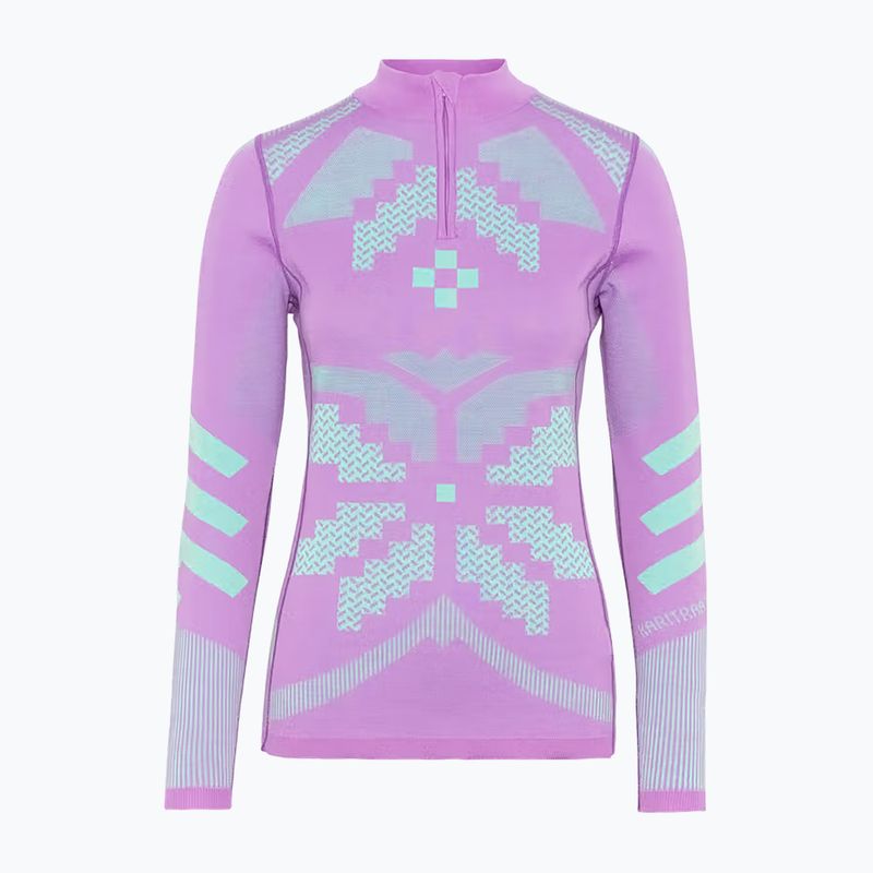 Damen-Funktionssweatshirt KARI TRAA Faith Half Zip violet 4