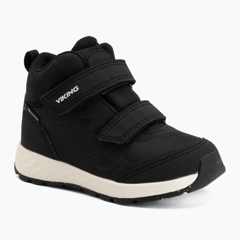 Kinderschuhe Viking Footwear Veme Reflex Mid 2V Gore-Tex schwarz/weiß