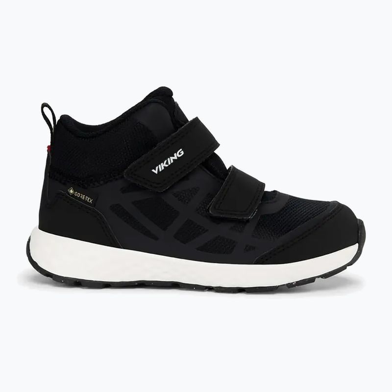 Kinderschuhe Viking Footwear Veme Reflex Mid 2V Gore-Tex schwarz/weiß 8