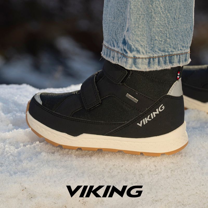Viking Footwear Espo Warm GTX 2V Kinderschneestiefel schwarz 10