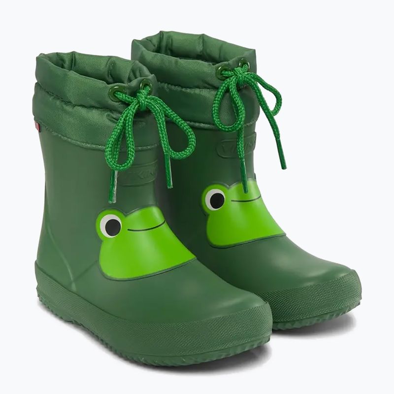 Kinder-Gummistiefel Viking Footwear Alv Indie Print grün 10