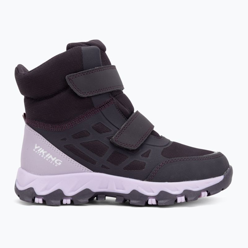 Kinderschuhe Viking Footwear Track Warm Waterproof 2V aubergine 2