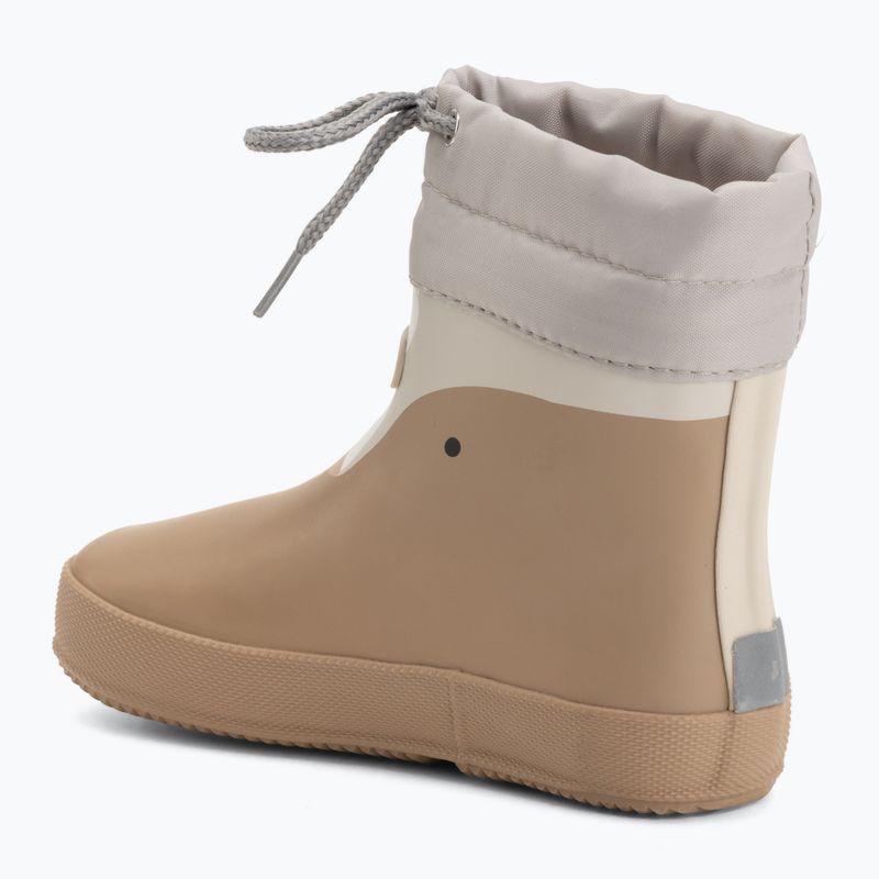 Kinder-Gummistiefel Viking Footwear Alv Barefoot Pfotenabdruck beige 3