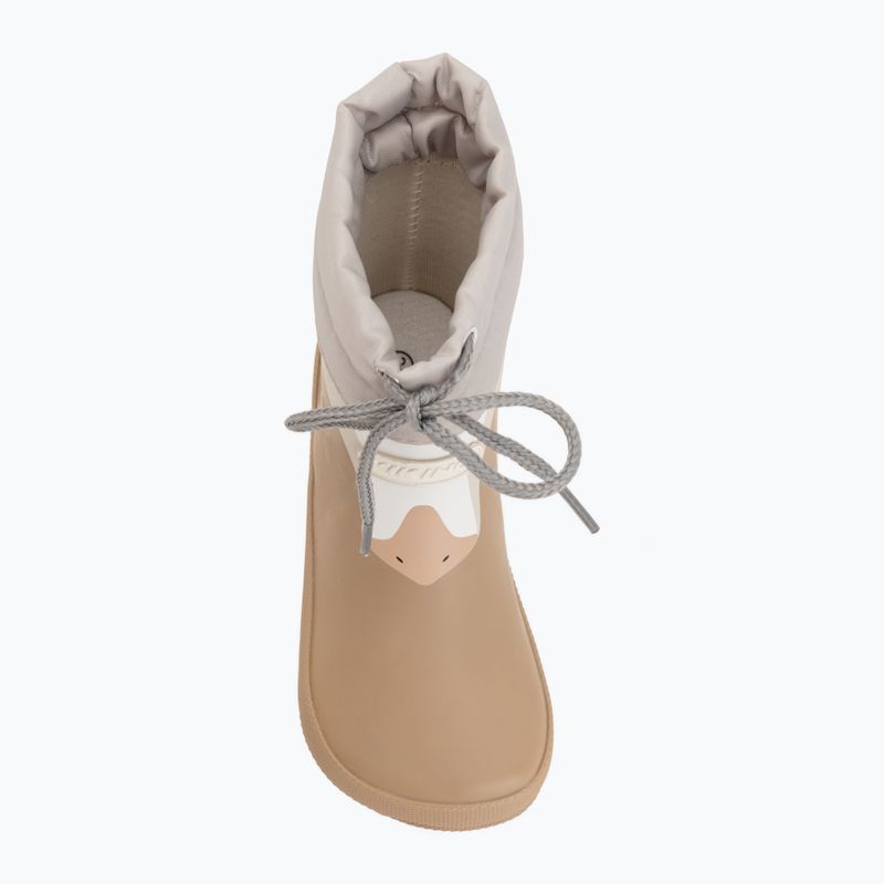 Kinder-Gummistiefel Viking Footwear Alv Barefoot Pfotenabdruck beige 5