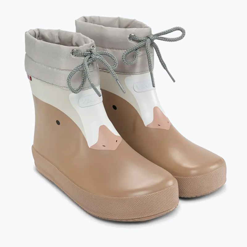 Kinder-Gummistiefel Viking Footwear Alv Barefoot Pfotenabdruck beige 10